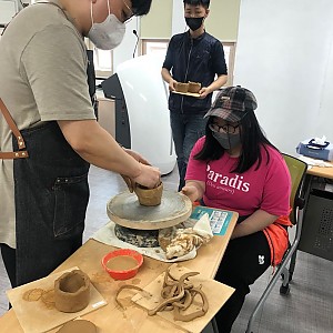 주간보호 도자기활동