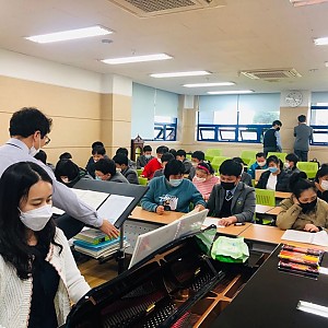 아장아장합창단 프로그램 진행