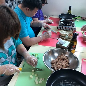주간보호시설 요리활동